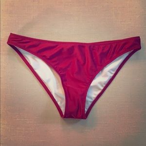 Bikini bottoms. Burgundy.